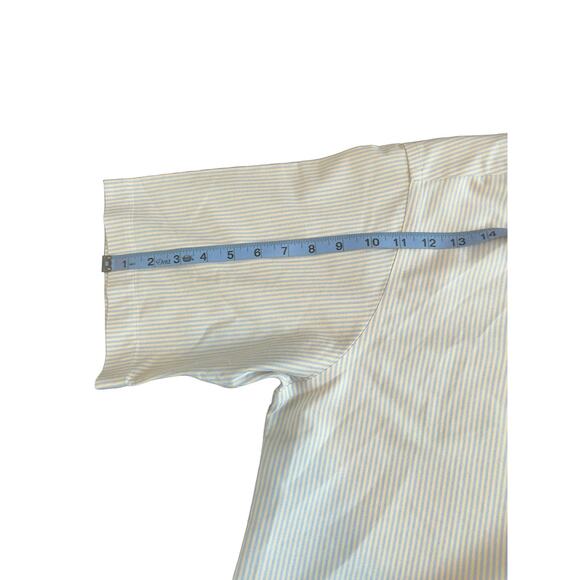 L.L. Bean Men's Striped Wrinkle Free Traditional Fit Button Down Shirt Size 17R - Picture 9 of 10